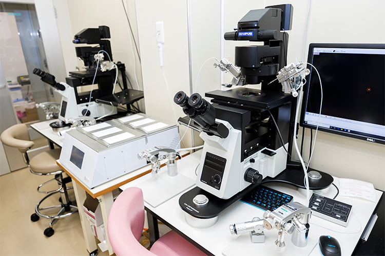 専門の医師やスタッフがそろう環境で、先進医療にも取り組み妊娠率向上をめざす