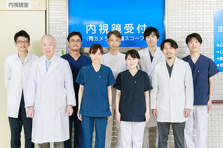 消化器分野を幅広く診療。消化管のほか胆道・膵臓も内視鏡による検査・治療が可能